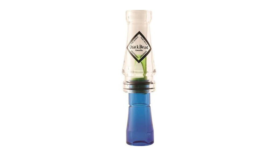 RNT Calls Quackhead Goozilla Short Reed Canada Goose Call, Blue/White, RNT022