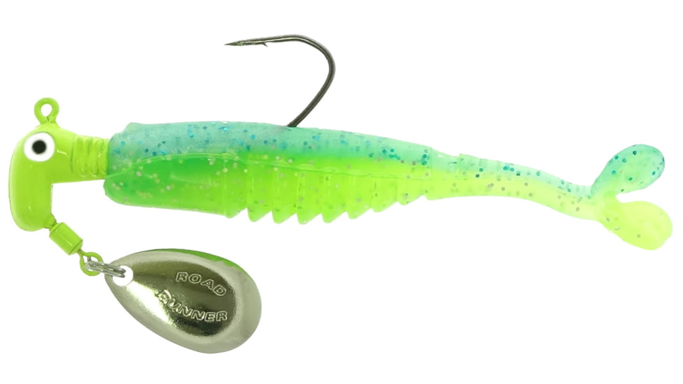 Road Runner CX2-181 Crappie X-Tractor, 1/16oz, 1per pack, 1/0 hk, BlueGrass, CX2-181