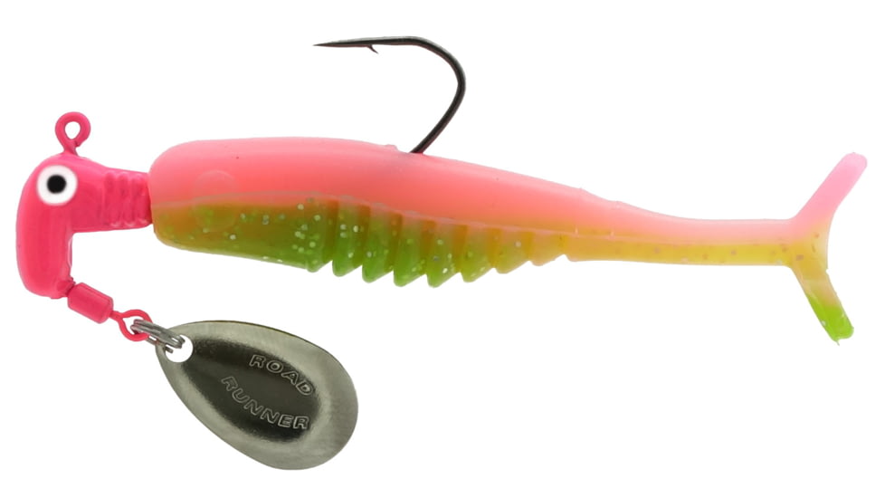 Road Runner CX3-219 Crappie X-Tractor, 1/8oz, 1per pack, 2/0 hk Electric Chicken, CX3-219