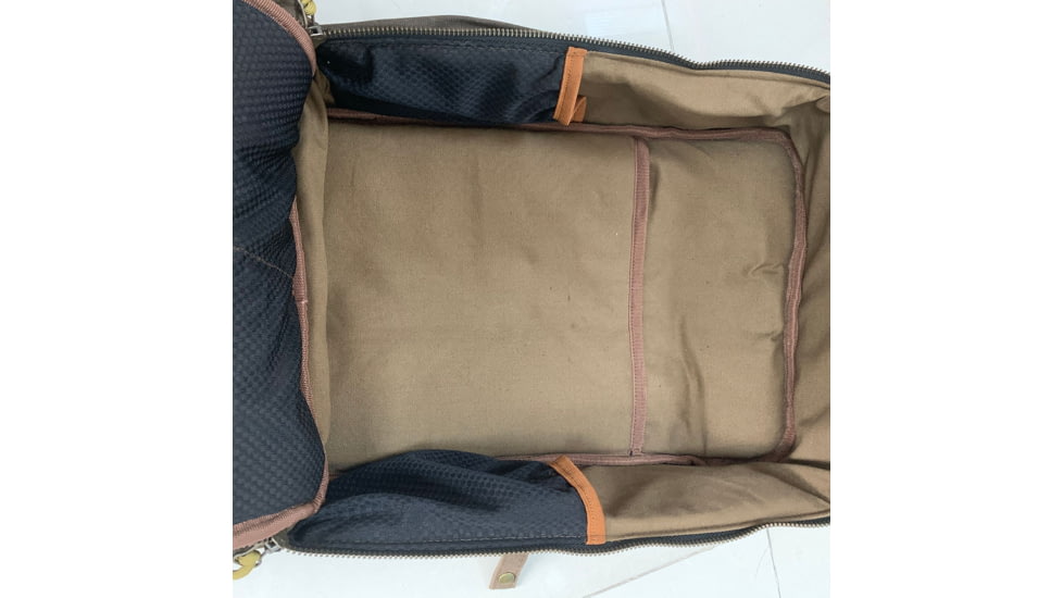 Roaring Fire Dagen Waxed Canvas Backpack, Rustic Brown, 15.75x11.8x3.94 inch, RF-Wax Pack-OD