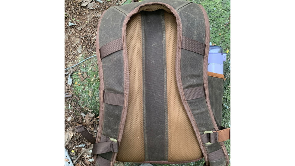 Roaring Fire Dagen Waxed Canvas Backpack, Rustic Brown, 15.75x11.8x3.94 inch, RF-Wax Pack-OD