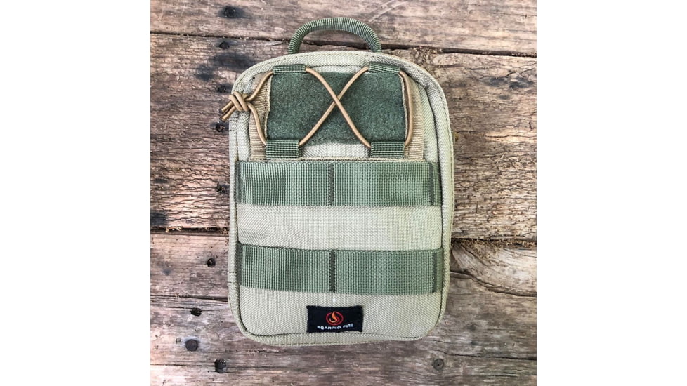 Roaring Fire Ember MOLLE EDC Utility Organizer Pouch, FDE, 7.48x6x1.25 inch, RF-Pouch-DT-01