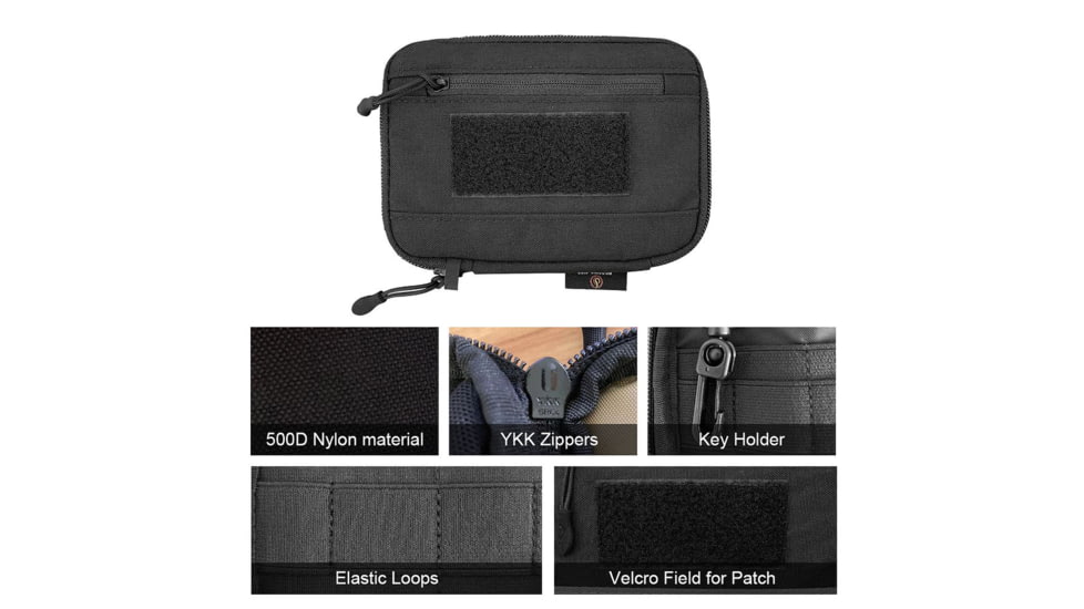 Roaring Fire Picofire Pocket Pouch, Black, 6.3x4.33x1 inch, RF-Pocketpouch01-BK