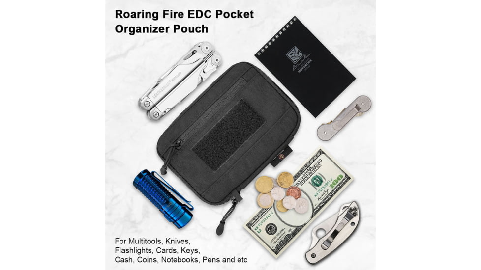 Roaring Fire Picofire Pocket Pouch, Black, 6.3x4.33x1 inch, RF-Pocketpouch01-BK