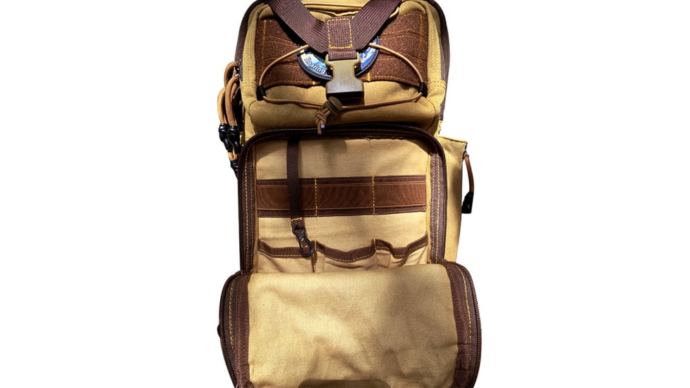 Roaring Fire Slingshot Waxed Canvas Sling Pack, Brown, RF-Slingshot-Waxed Canvas