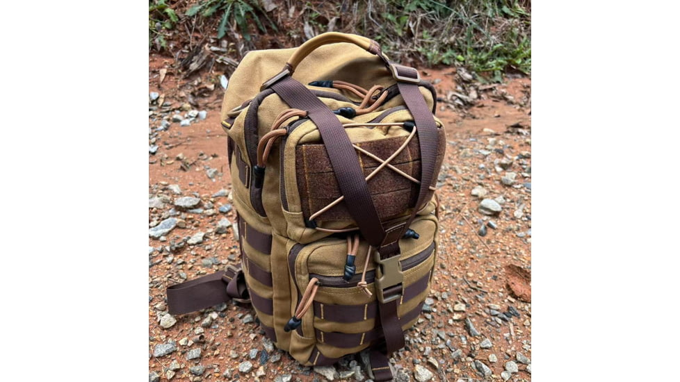 Roaring Fire Slingshot Waxed Canvas Sling Pack, Brown, RF-Slingshot-Waxed Canvas