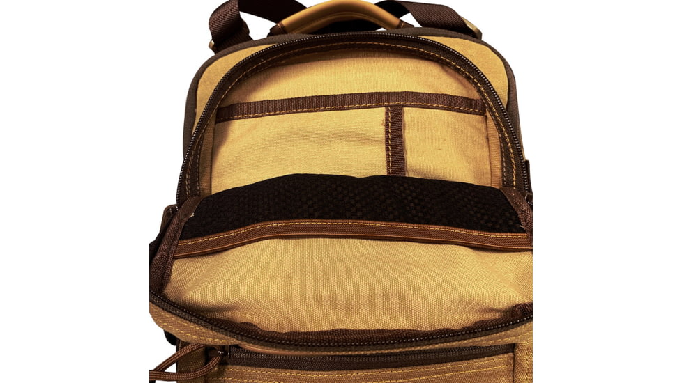Roaring Fire Slingshot Waxed Canvas Sling Pack, Brown, RF-Slingshot-Waxed Canvas