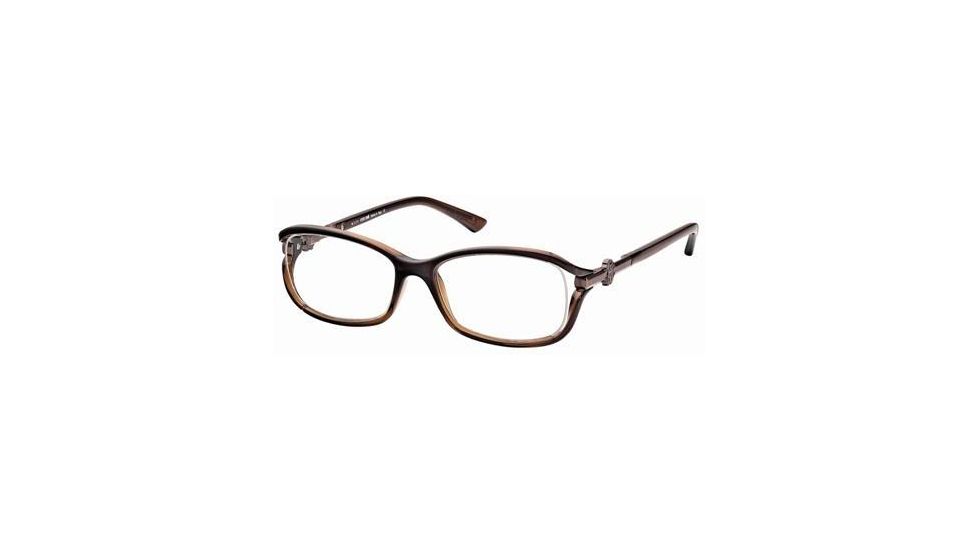 Roberto Cavalli RC0628 Eyeglass Frames - Shiny Dark Brown Frame Color