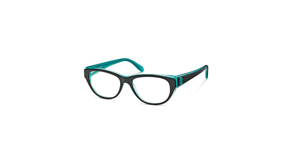 Roberto Cavalli RC0685 Eyeglass Frames - Black Frame Color, Smoke Lens Color