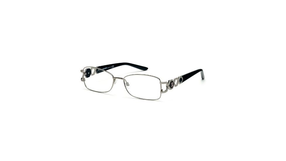 Roberto Cavalli RC0710 Eyeglass Frames - Shiny Light Ruthenium Frame Color