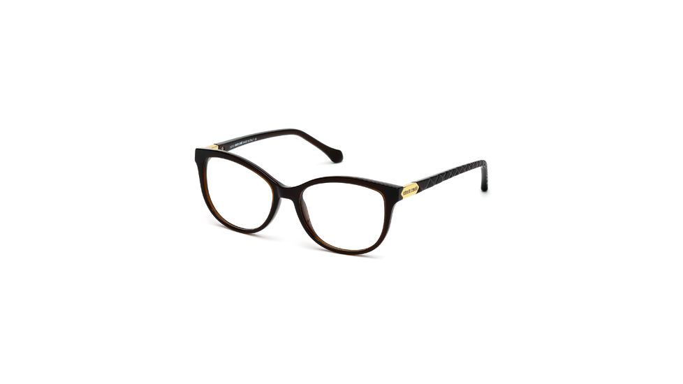 Roberto Cavalli RC0752 Eyeglass Frames - Shiny Dark Brown Frame Color