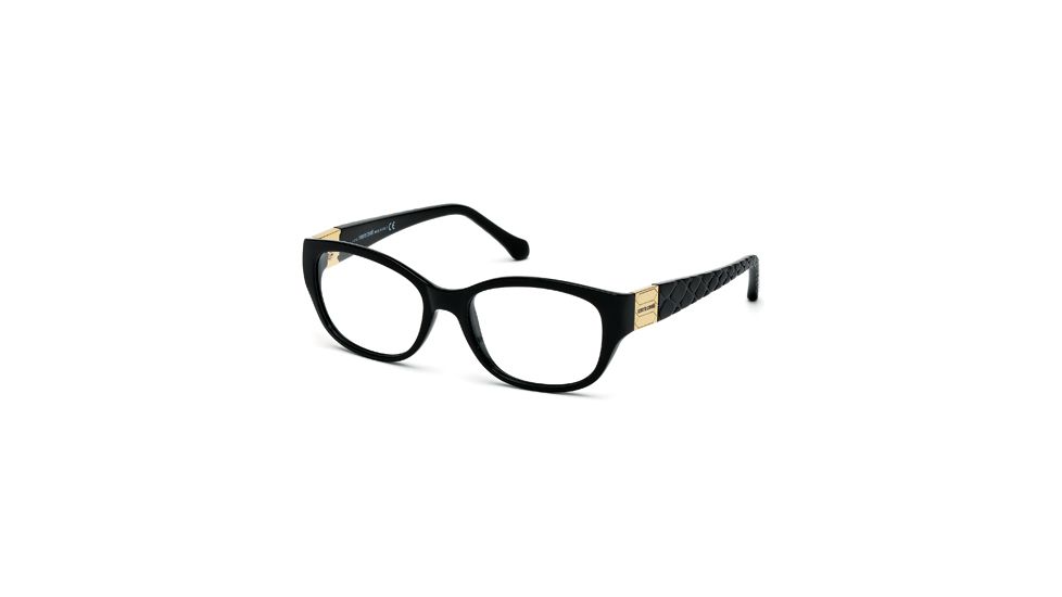 Roberto Cavalli RC0754 Eyeglass Frames - Shiny Black Frame Color