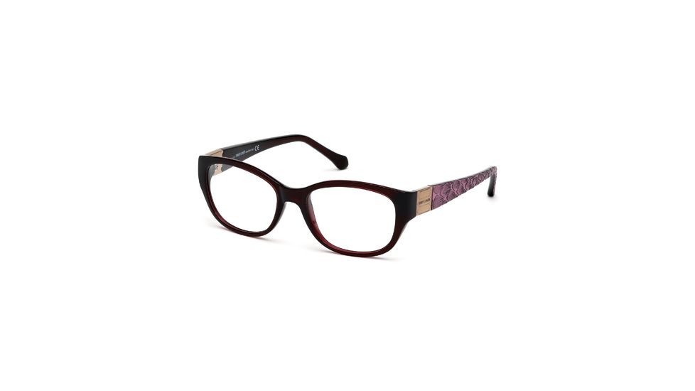 Roberto Cavalli RC0754 Eyeglass Frames - Shiny Bordeaux Frame Color