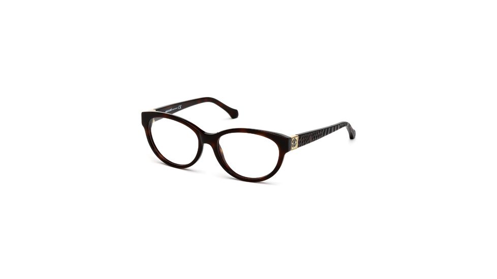 Roberto Cavalli RC0756 Eyeglass Frames - Dark Havana Frame Color