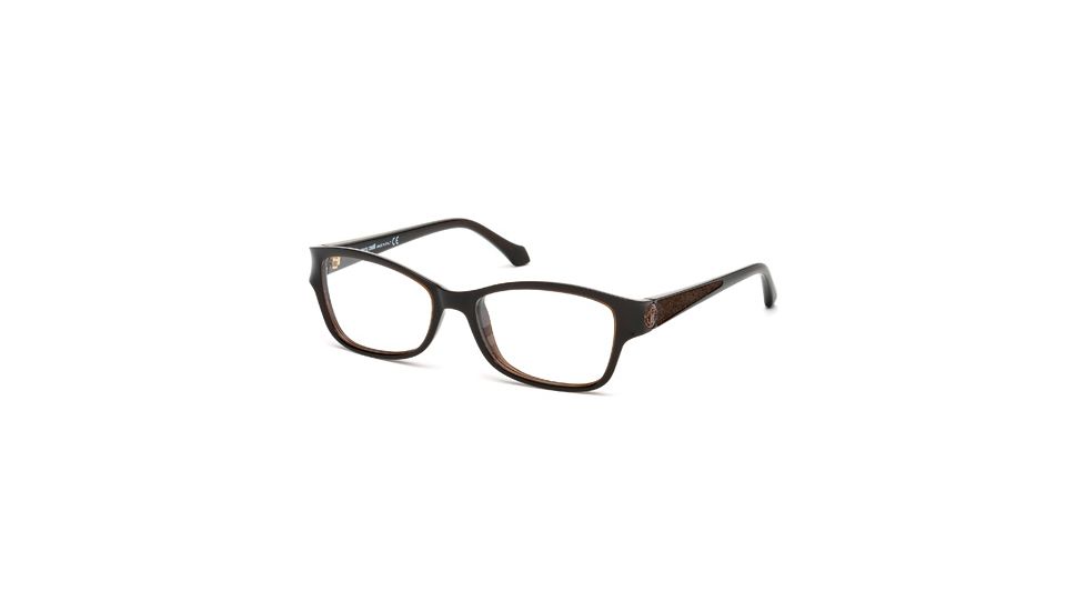 Roberto Cavalli RC0759 Eyeglass Frames - Shiny Dark Brown Frame Color