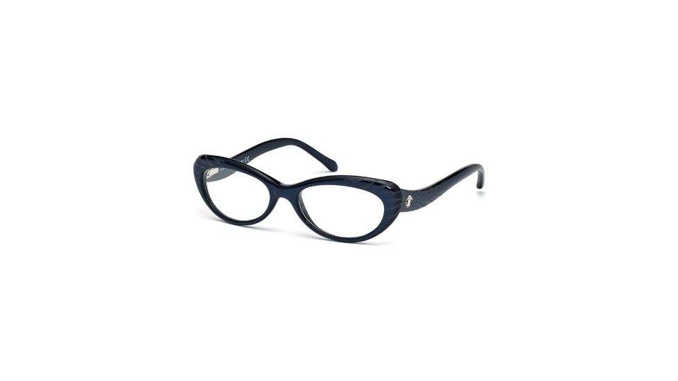 Roberto Cavalli RC0778 Eyeglass Frames - Shiny Blue Frame Color