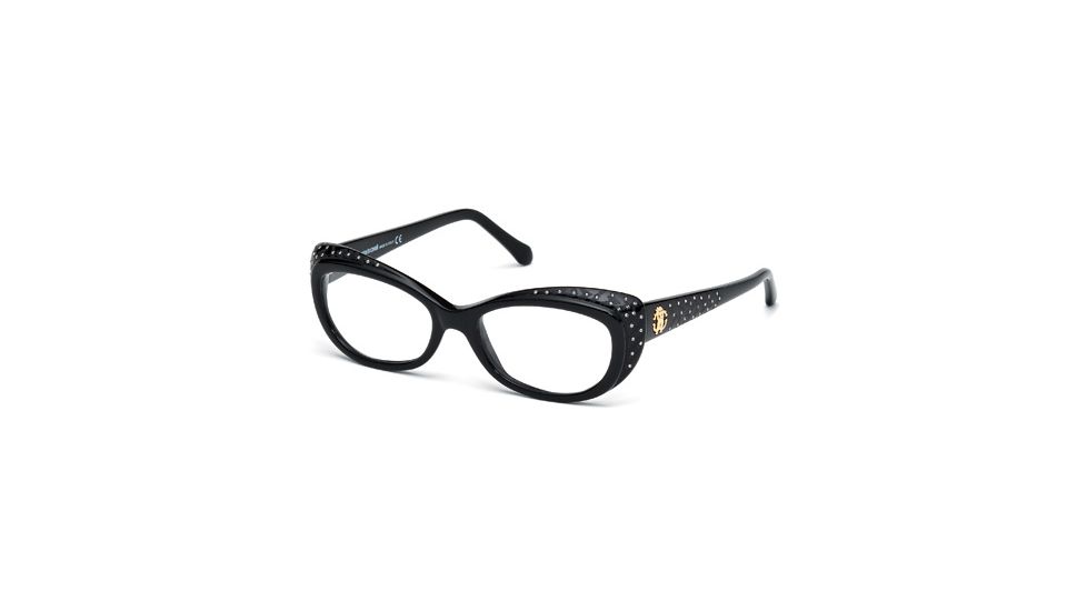 Roberto Cavalli RC0780 Eyeglass Frames - Shiny Black Frame Color