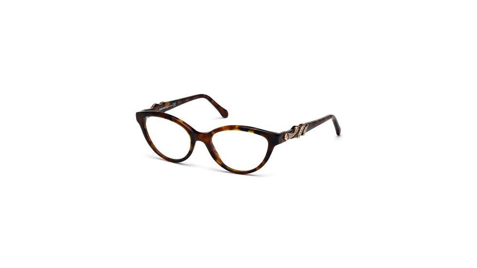 Roberto Cavalli RC0843 Eyeglass Frames - Dark Havana Frame Color