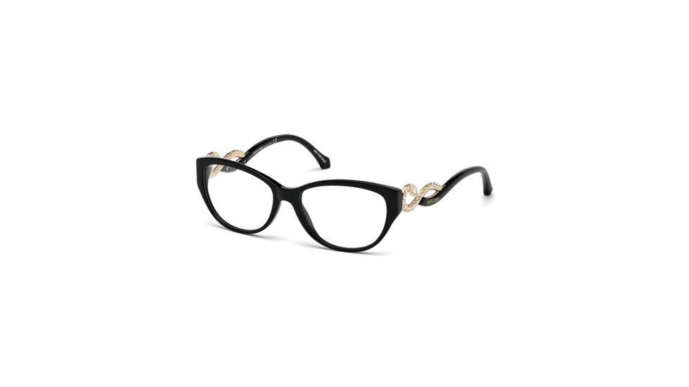 Roberto Cavalli RC0938 Eyeglass Frames - Shiny Black Frame Color