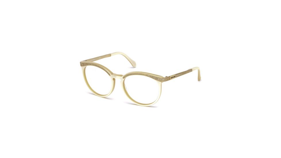 Roberto Cavalli RC0965 Eyeglass Frames - Ivory Frame Color