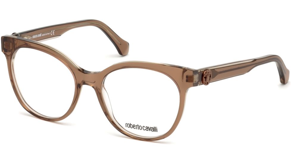 Roberto Cavalli RC5049 Eyeglass Frames - Light Brown Frame Color