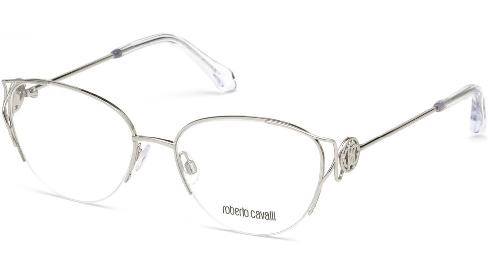 Roberto Cavalli RC5052 Eyeglass Frames - Shiny Palladium Frame Color