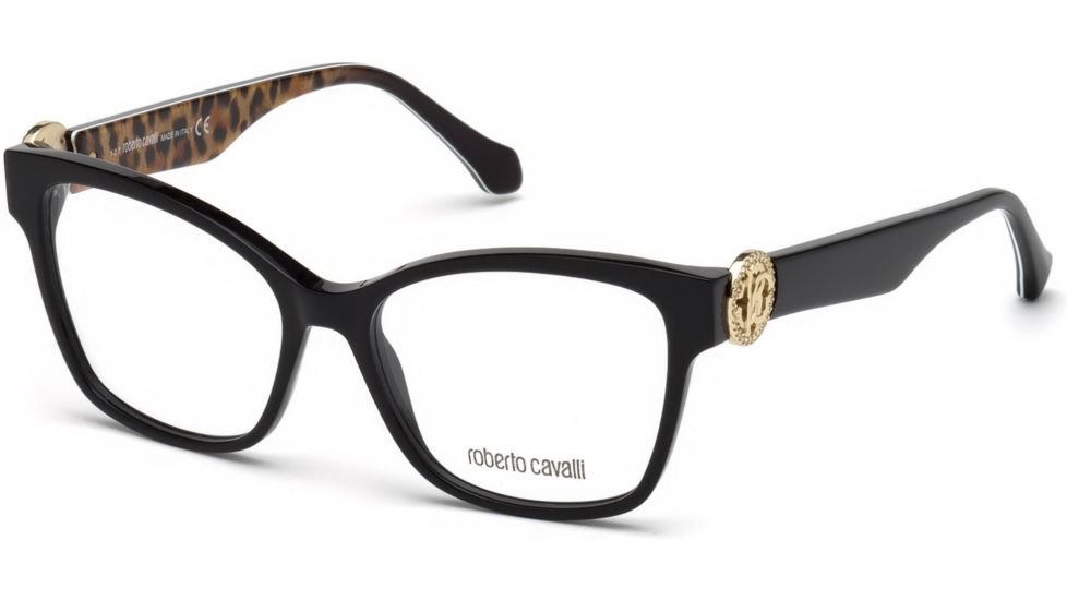Roberto Cavalli RC5067 Eyeglass Frames - Black Frame Color