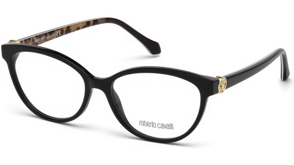 Roberto Cavalli RC5072 Eyeglass Frames - Black Frame Color