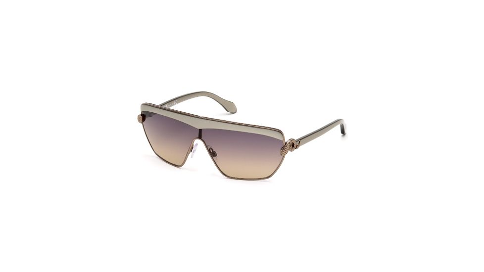 Roberto Cavalli RC749S Sunglasses - Shiny Light Bronze Frame Color, Gradient Smoke Lens Color