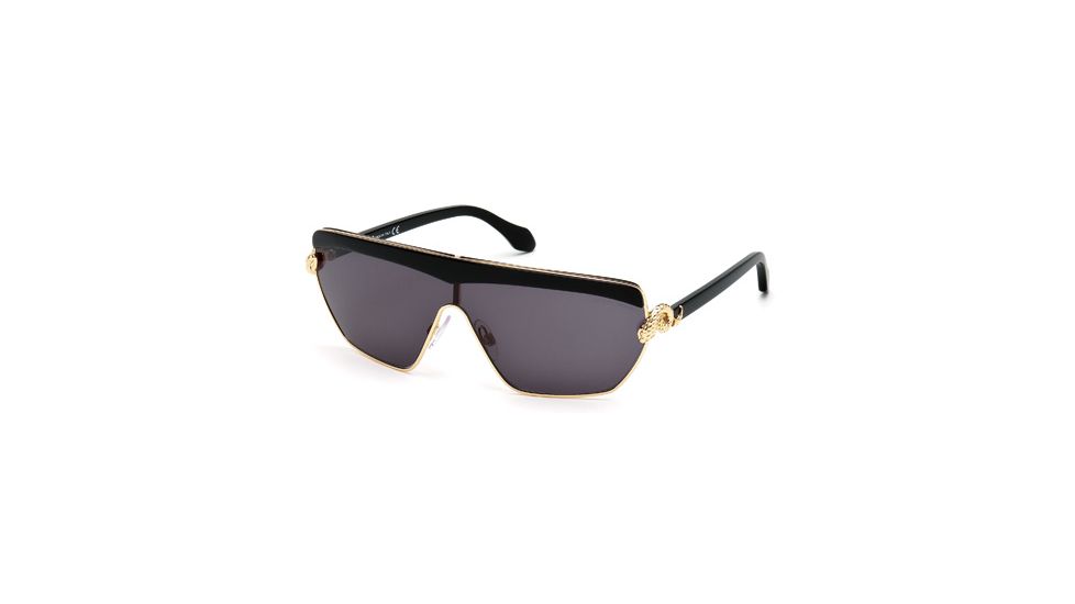 Roberto Cavalli RC749S Sunglasses - Shiny Rose Gold Frame Color, Gradient Smoke Lens Color