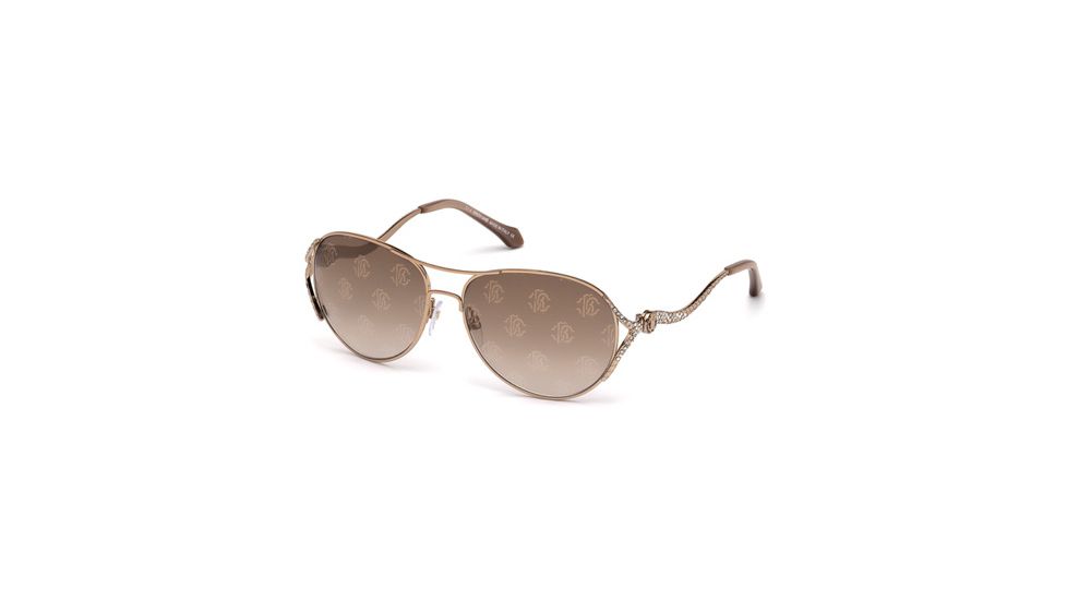 Roberto Cavalli RC886S Sunglasses - Shiny Light Brown Frame Color, Gradient Brown Lens Color
