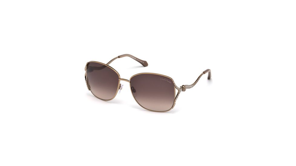 Roberto Cavalli RC887S Sunglasses - Shiny Light Brown Frame Color, Gradient Brown Lens Color