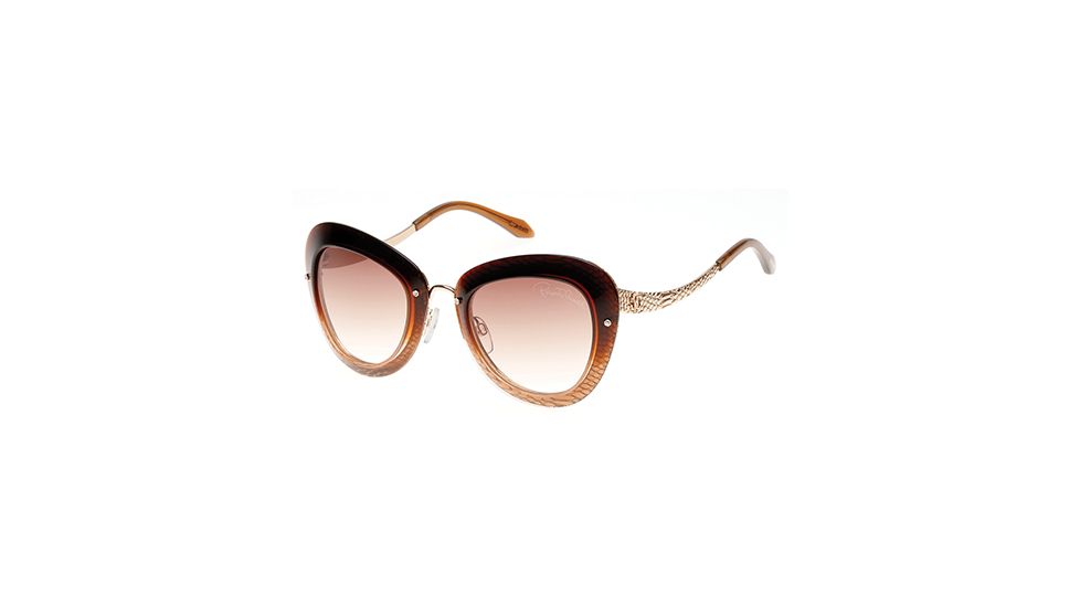Roberto Cavalli RC918S-A Sunglasses - Shiny Dark Brown Frame Color