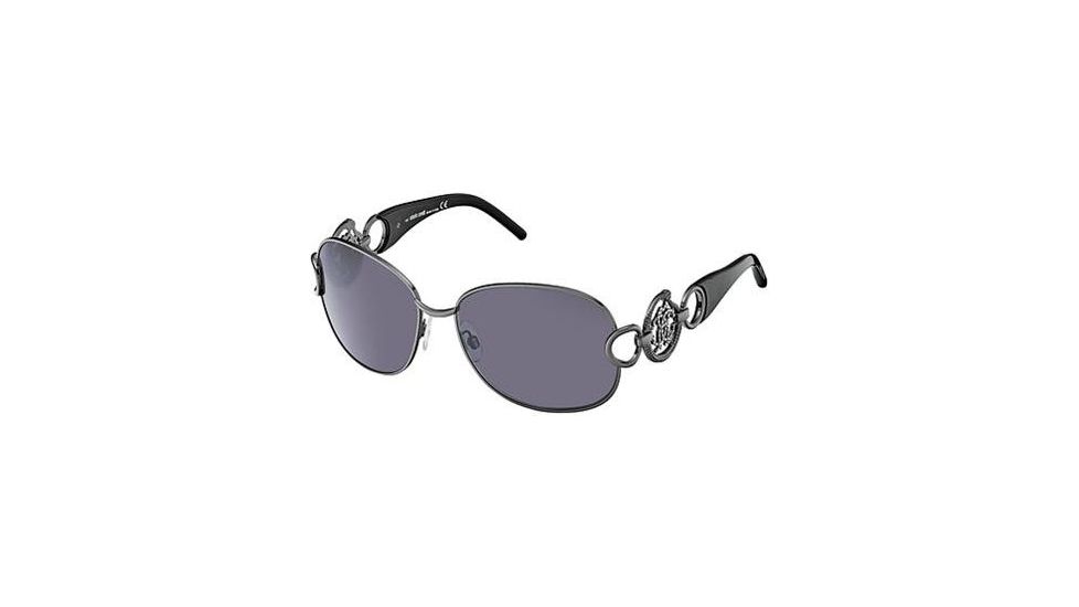 08A: Roberto Cavalli Aquamarina Rx Sunglasses, Black Gray Frame