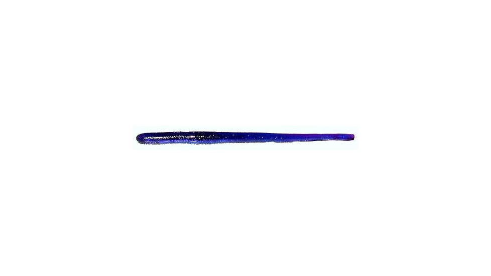 Roboworm Straight Tail Worm, 0.5in, 10 Pack, Black Crappie, ST-2620
