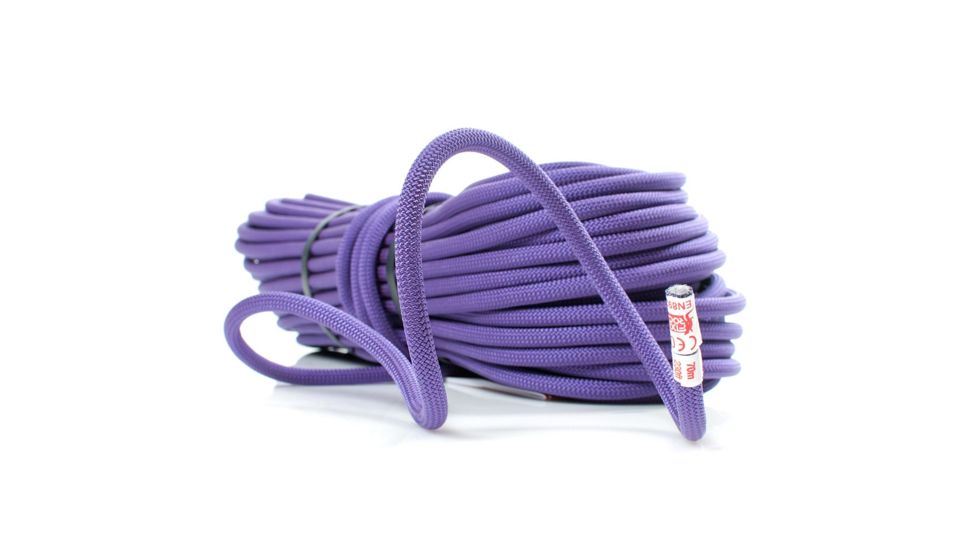 Roca Kalimnos 9.8 mm Climbing Rope-Violet-No Treatment-70 m