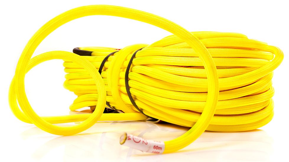 Roca Siurana 9.6 mm Climbing Rope-Endurance Yellow-80 m