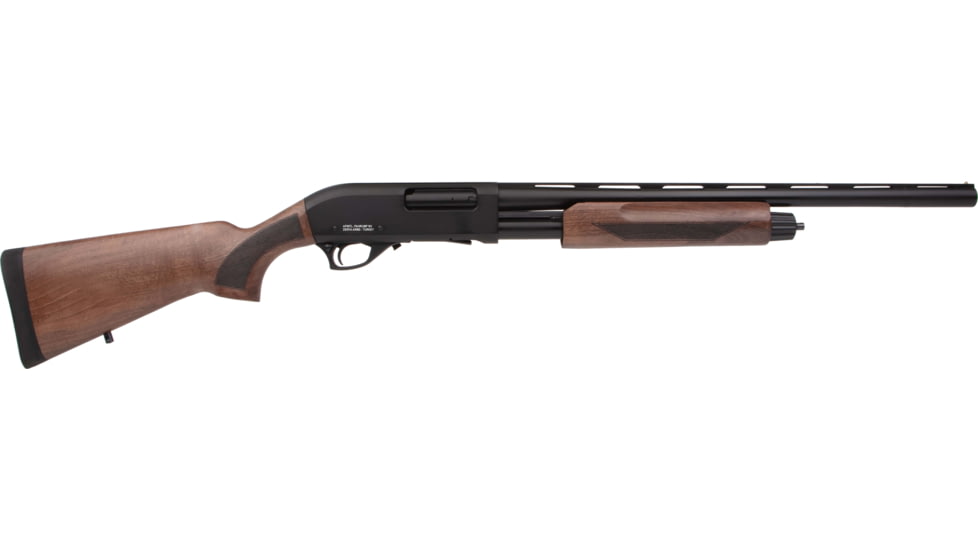 Rock Island Armory Pump Action Pump Action Shotgun, 12 Gauge, 22 in barrel, Crossbolt Safety, 5 Round, YPA12H22WD-FRRMPG