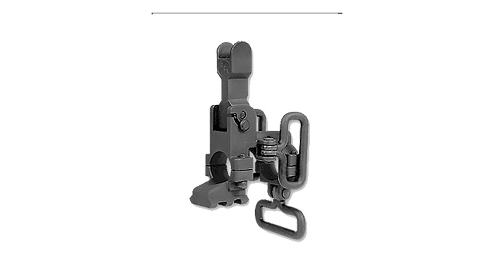 Rock River Arms Flip Front Sight Gas Block Assembly, Black, AR3330ASY