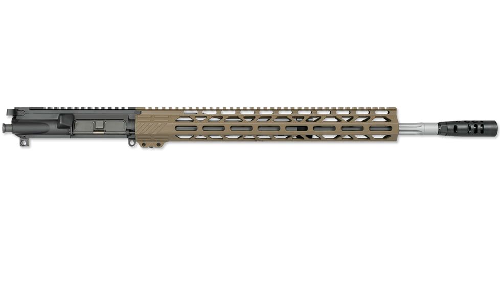 Rock River Arms Completed Upper Receiver, X-1 .223 Wylde, 18 Inch Barrel, 1-8 Twist, 1/2-28 Threat, Free-Float Handguard, Brake, Tan, XAR0700T.V1