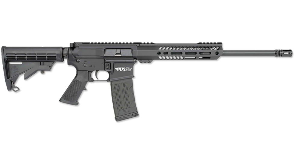 Rock River Arms RRAGE 2G Semi-Auto Rifle, 223 Rem/5.56 NATO, 16in Barrel, 1-9, Synthetic Black Stock, Black, 1-Mag 30RD, DS1750-FRRMPG