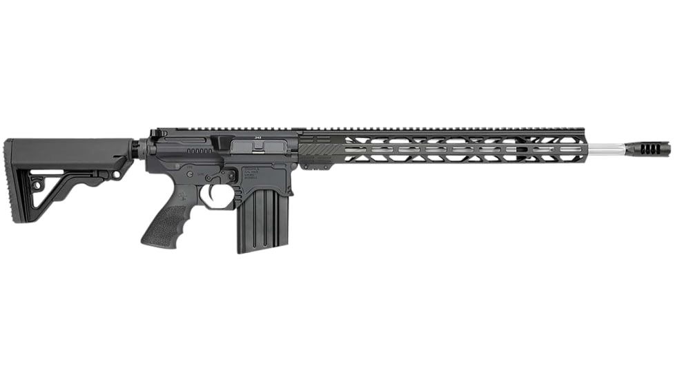 Rock River Arms LAR-BT3 Car Predator Hp Semi-Auto Rifle, .243 Winchester, 20in Fluted 5/8x24 TPI Barrel, 1-10, Synthetic Black Stock, Black, 243A1534BT-FRRMPG
