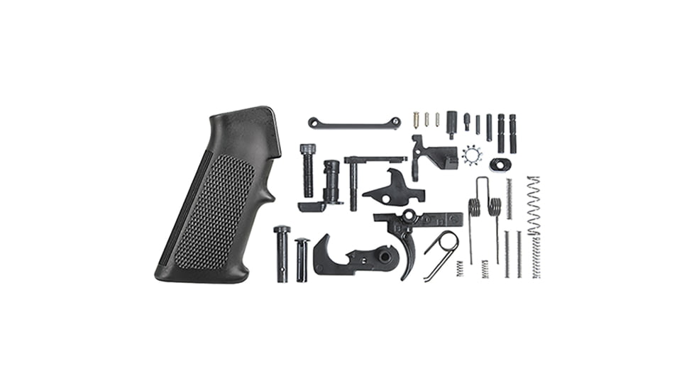 Rock River Arms LAR-15 Standard Lower Receiver Parts Kit, Single Stage Trigger, Standart 2A Grip, Black, One Size, AR0120