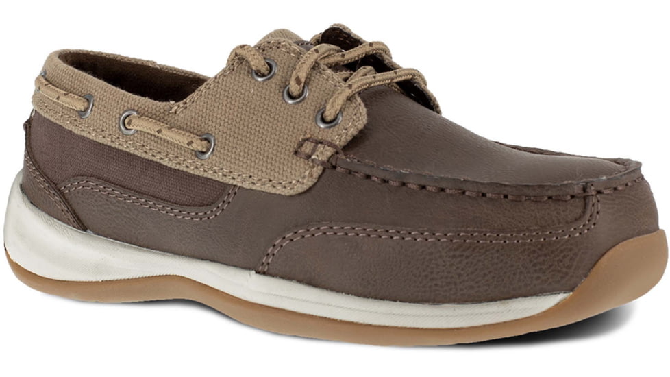 Rockport Sailing Club Work Shoe - Womens, Brown/Tan, 6, Wide, 690774466289