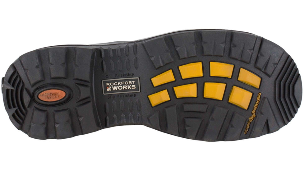 Rockport Womens More Energy 6in Work Boot, Black, 6.5, RK465-BLACK-6.5-Womens-W