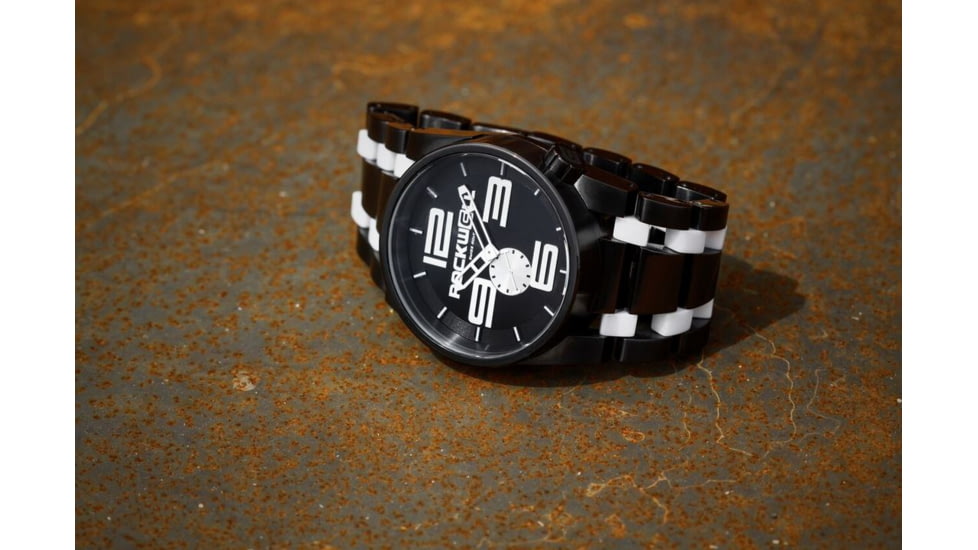 Rockwell Time 50mm Black Case/White Dial Mens Watch FF105