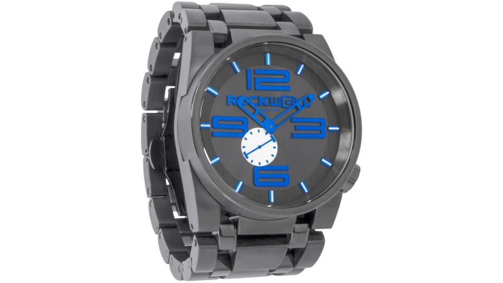 Rockwell Time 50mm Gunmetal Case/Blue Dial Mens Watch FF112