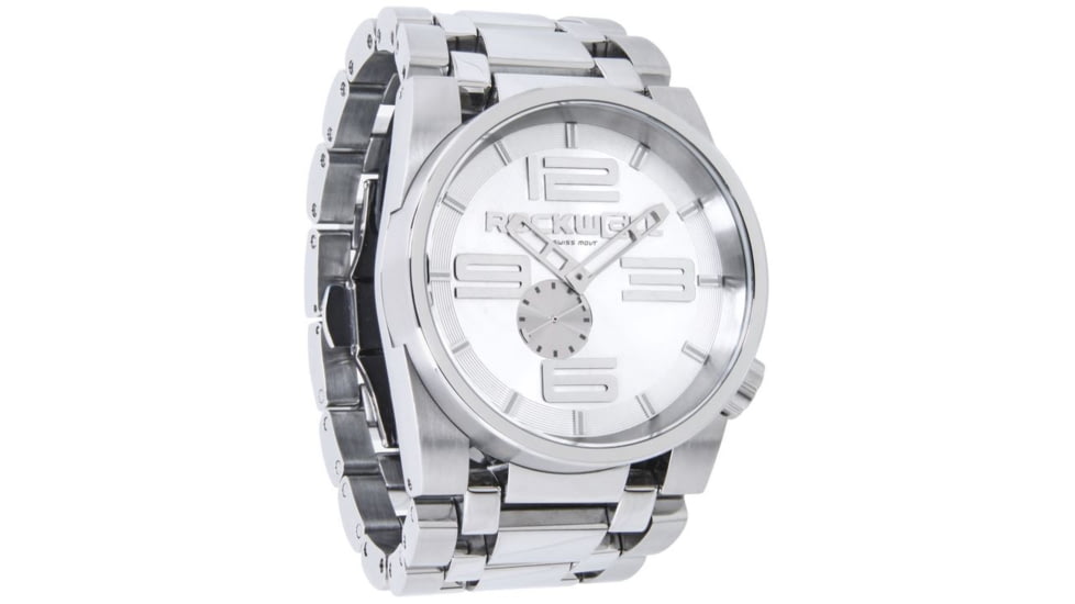 Rockwell Time 50mm Silver Case/Silver Dial Mens Watch FF113
