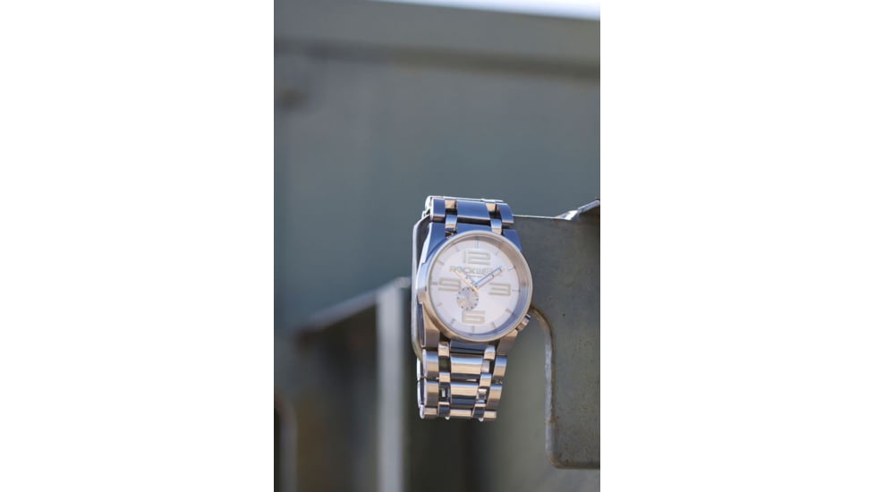 Rockwell Time 50mm Silver Case/Silver Dial Mens Watch FF113