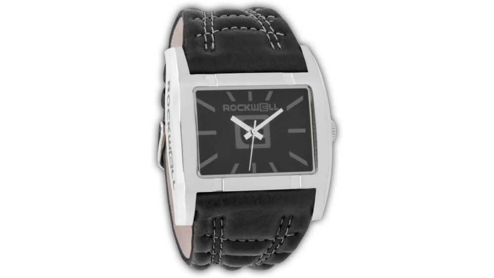 Rockwell Time Apostle Black Leather Case/Black Dial Mens Watch AP102